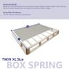 Continental Sleep 4-Inch Low Profile Split Wood Traditional Boxspring/Foundation, Twin XL, Beige view 4