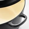 Berndes 034143 Cast Iron Roasting Pan with Cast Iron Lid, 2.7 Litre, 20 cm  Black view 3