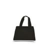 1 Dozen (Pack of 12) - Cotton Canvas Mini Tote Bag (Black) view 1