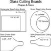 African Masks Rectangular Glass Cutting Board - Large - 15.25"x11.25" view 3