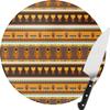 African Masks Round Glass Cutting Board - Medium view 1
