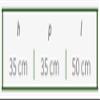 Wicker Log Basket Model Code: c1550110 Brand: Garden Friend. view 3