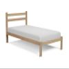 Amazonas Twin-XL Bed Solid Pine Wooden Single Bed Unfinished with Hardwood Slats Support Suitable for Boys Girls Kids Bedroom Wooden Bed Frame Ready to Finish view 1
