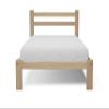 Amazonas Twin-XL Bed Solid Pine Wooden Single Bed Unfinished with Hardwood Slats Support Suitable for Boys Girls Kids Bedroom Wooden Bed Frame Ready to Finish view 2