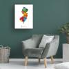 Trademark Fine Art New Jersey Map by Michael Tompsett, 18x24-Inch view 4