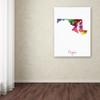 Trademark Fine Art Maryland Map by Michael Tompsett, 18x24-Inch view 3