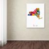 Trademark Fine Art New York Map by Michael Tompsett, 18x24-Inch view 3