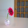 Aderia Tsugaru Vidro F-71662 Vase, Pink, Maximum Diameter 2.8 x Height 2.6 inches (7 x 6.5 cm), Flower Traveling Cherry Blossom Sink, Single Wheel Insert, 1 Box, Made in Japan view 3