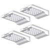 InnoGear Gutter Lights, 24 LEDs Outdoor Solar Lighting Wall Mount Motion Sensor for Security, IP65 Waterproof for Yard Porch Patio, Pack of 4 view 1