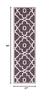 SAFAVIEH Four Seasons Collection 2'3" x 8' Dark Grey/Ivory FRS237C Hand-Hooked Geometric Runner Rug view 2