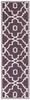 SAFAVIEH Four Seasons Collection 2'3" x 8' Dark Grey/Ivory FRS237C Hand-Hooked Geometric Runner Rug view 3