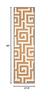 SAFAVIEH Four Seasons Collection 2'3" x 8' Ivory / Brown FRS240L Hand-Hooked Geometric Runner Rug view 2