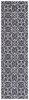 SAFAVIEH Four Seasons Collection 2'3" x 8' Dark Grey/Ivory FRS234C Hand-Hooked Floral Runner Rug view 3