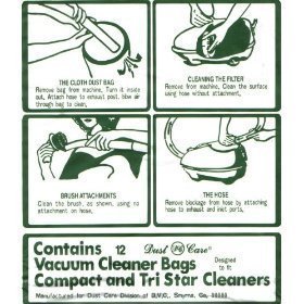 Replacement Compact/Tristar Paper Bags (12 Pack) by Compact / Tristar