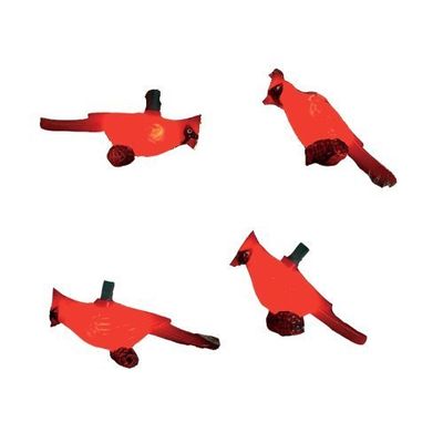 Kurt Adler UL0676 Red Cardinal Light Set, 10 Light by Kurt Adler