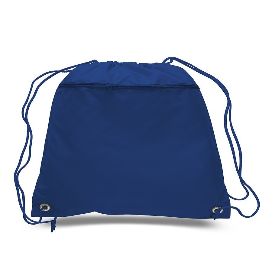 3 Dozen (Pack of 36) - Polyester Drawstring Bag (Royal, 36)