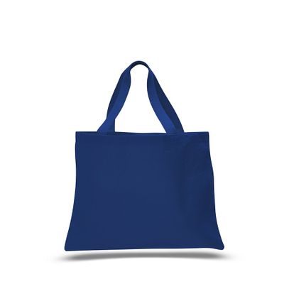 3 Dozen (Pack of 36) - Cotton Canvas Promo Tote Bag (Royal, 36)