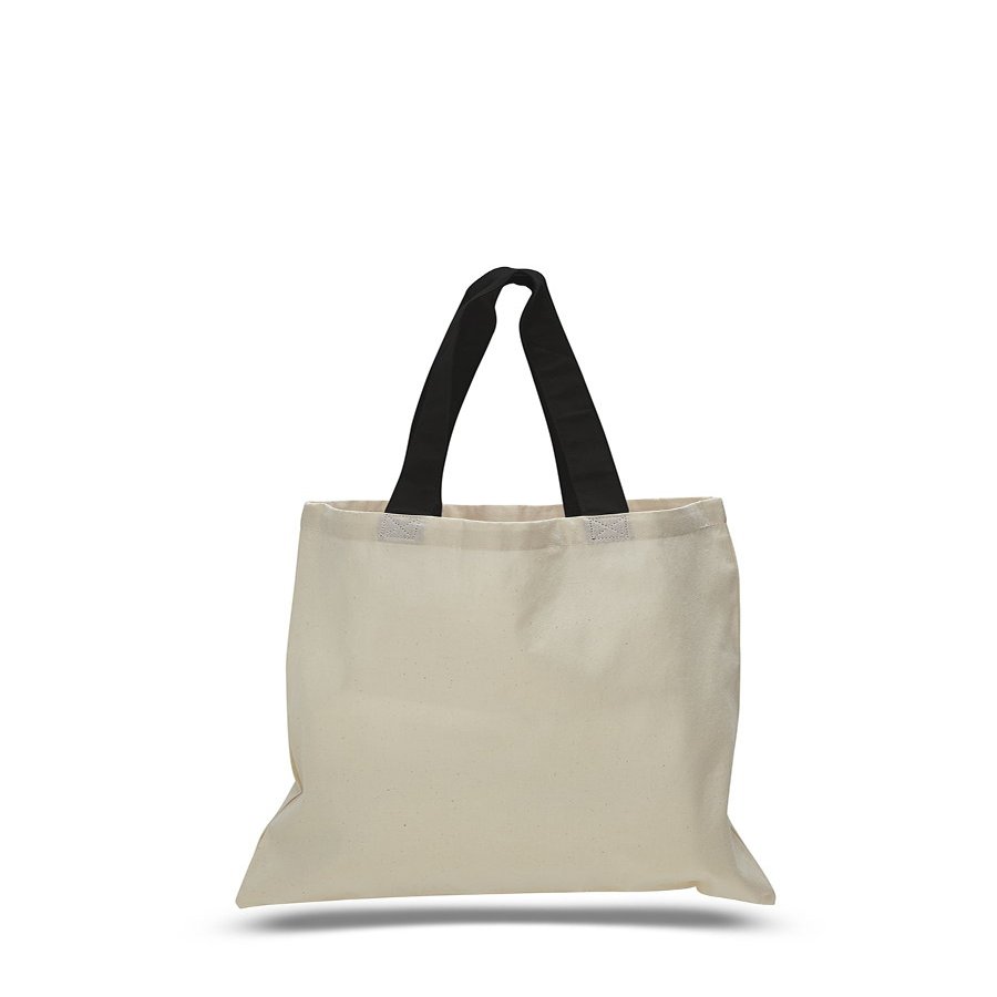 3 Dozen (Pack of 36) - Economical Tote Bag (Black, 36)