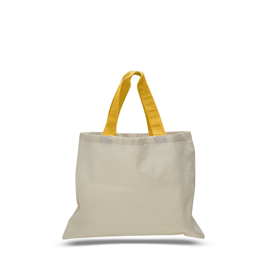 3 Dozen (Pack of 36) - Economical Tote Bag (Gold, 36)