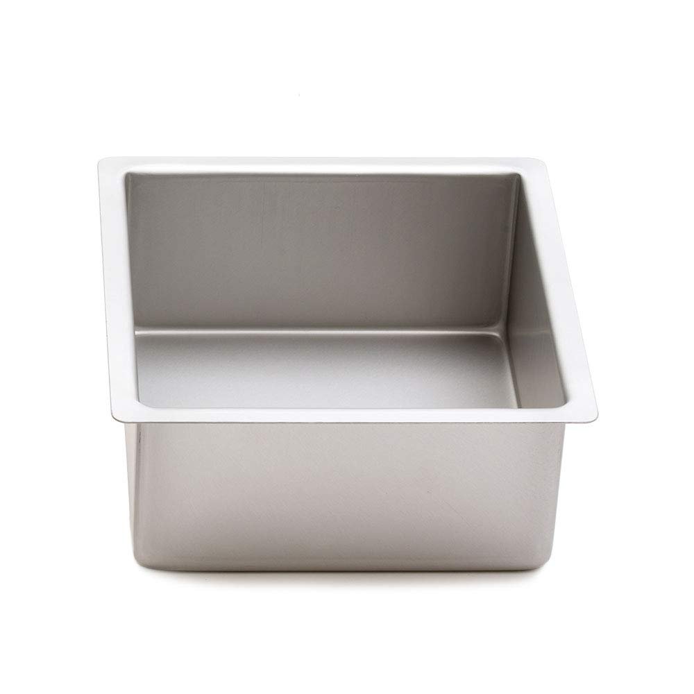 Decora Square Professional Anodized Aluminium Pan, Silver, 43 x 43 x 10.5 cm