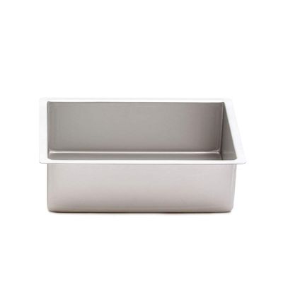 DECORA Professional Oblong Anodized Cake Pan, Aluminium, Silver, 33 x 43 x 10.5 cm
