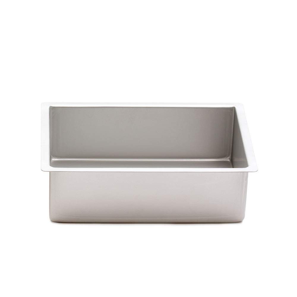 DECORA Professional Oblong Anodized Cake Pan, Aluminium, Silver, 33 x 43 x 10.5 cm