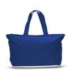 4 Dozen (Pack of 48) - Zipper Tote Bag (Royal, 48) view 1