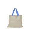 4 Dozen (Pack of 48) - Economical Tote Bag (Carolina Blue, 48) view 1