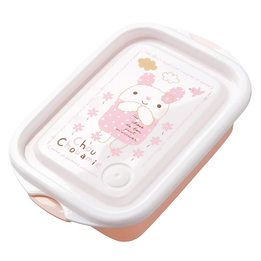 HEADS 45CCF-LUM-S Shushuamii Lunch Box, Pink, 1 Piece, Rabbit, Compatible with Range
