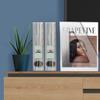 Acrimet Magazine File Holder  Vertical Rack for Documents, Folders and Mail, Durable Plastic Desk Organizer for Office & Home, Clear Crystal (2 Pack) view 4