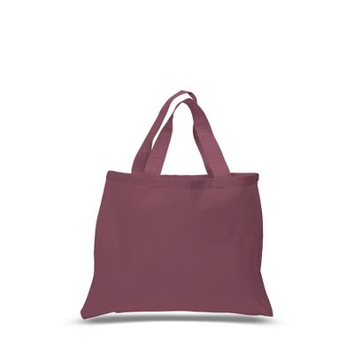 5 Dozen (Pack of 60) - Economical Tote Bag (Maroon, 60)