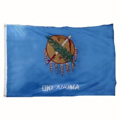 Oklahoma Flag 12X18 Inch Nylon by Eder Flag