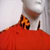 CHEFSKIN Small Red Chef Jacket Flames Long Sleeve Lightweight view 2
