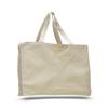 6 Dozen (Pack of 72) - Shopper Bag with Gusset (Natural, 72) view 1