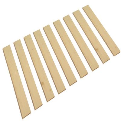 The Furniture Cove Queen Size Custom Width Detached Bed Slats - Choose the width you need - Help support your box spring and mattress (63.50" Wide)