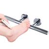Sanliv Shower Foot Rest,Shower Foot Rest for Shaving Legs,Knurled Brass Bar Shower Step,Wall Mounted Bath/Spa Foot Ledge in Polished Chrome view 1