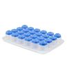Emsa Clip and Close 2.0 Ice Cubes Box, Plastic, Blue/Transparent view 3