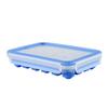 Emsa Clip and Close 2.0 Ice Cubes Box, Plastic, Blue/Transparent view 4