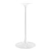 Modway Lippa 28" Mid-Century Modern Bar Table with Square Top and Pedestal Base in White view 3