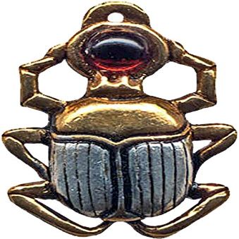 Starlinks JA12 Scarab Amulet - Courage & Protection