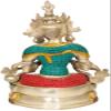 Vajradhara The Protector of Vajrayana - Brass Statue with Inlay view 2