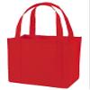 (12 Pack) Set of 12 Reusable Grocery Shopping Tote Bag (Red) view 1