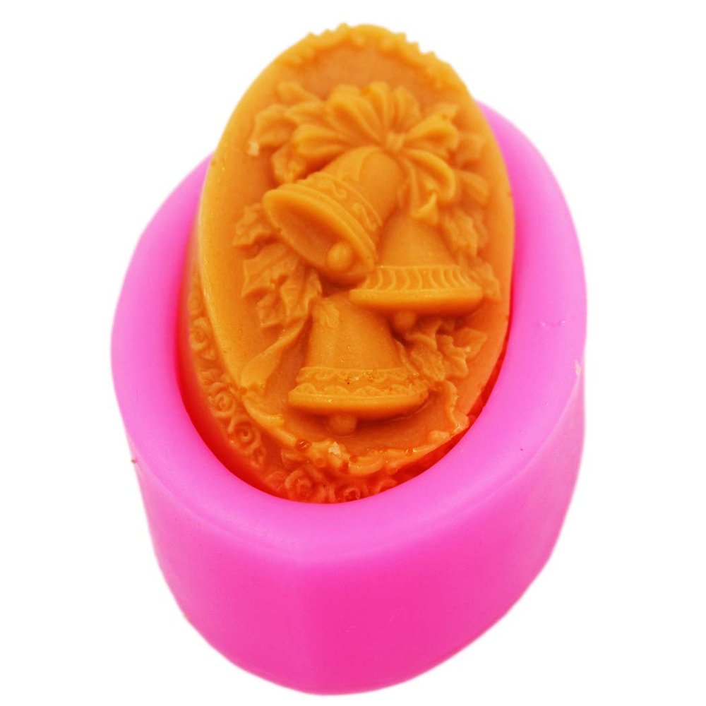 Longzang Bell Silicond Mold Craft Art Silicone Soap Mold Craft Molds DIY Handmade Soap Molds (S193)