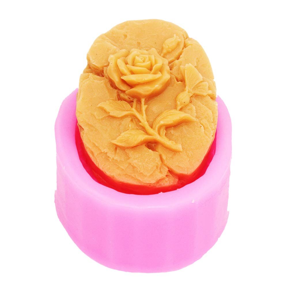 Longzang Flower Mold Craft Art Silicone Soap Mold Craft Molds DIY Handmade Soap Molds (S234)