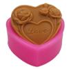 Longzang Love Rose Mould Craft Art Silicone Soap Mold Craft Molds DIY Handmade Soap Molds (S375) view 1