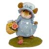 Wee Forest Folk My Little Yellow Basket M346 Miniature Figurine view 1