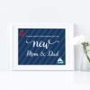 Andaz Press Nautical Collection, Please Leave Your Wishes for the New Mom & Dad Guestbook Sign, 8.5x11-inch, 1-pack, For Ocean Sailor Inspired Birthday, Baby Bridal Shower, Baptism view 3