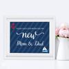 Andaz Press Nautical Collection, Please Leave Your Wishes for the New Mom & Dad Guestbook Sign, 8.5x11-inch, 1-pack, For Ocean Sailor Inspired Birthday, Baby Bridal Shower, Baptism view 4