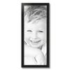 ArtToFrames 11x28 inch Black Satin with Raw Edges Picture Frame, 2WOM0066-76808-890R-11x28 view 3