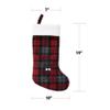 BambooMN 18" Classic Embroidered Sequined Animal Christmas Stocking - Assortment 97-3 Units view 2
